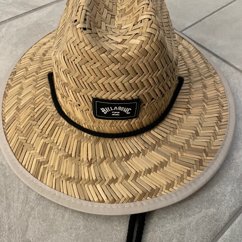 Billabong toddler beach sun straw hat